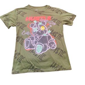 Vibes Sz M Men Graphic Tee Hustle